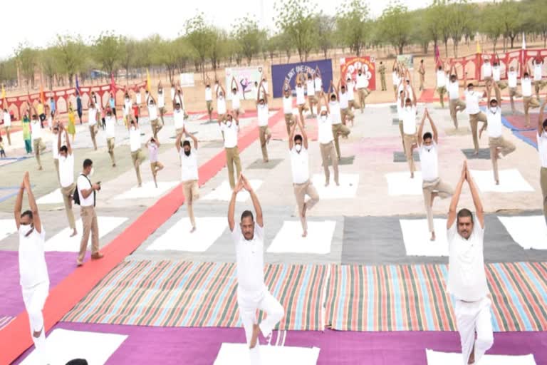 World Yoga Day, Yoga in BSF centre