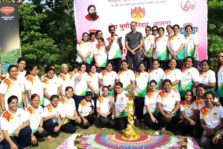 yog camp organised on the occasion of yoga day