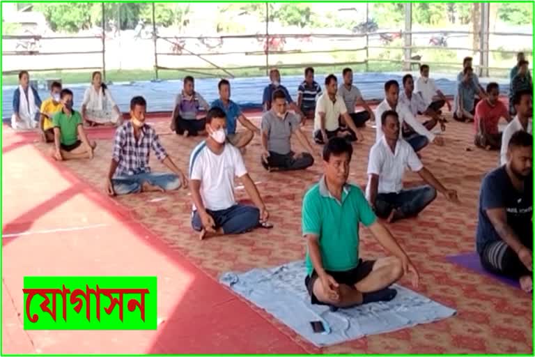 International Yoga Day celebration At Biswanath And Others District