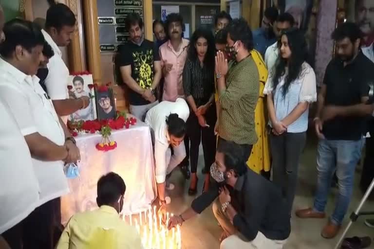 dear sathya movie team remembered late sanchari vijay in bangalore film chamber