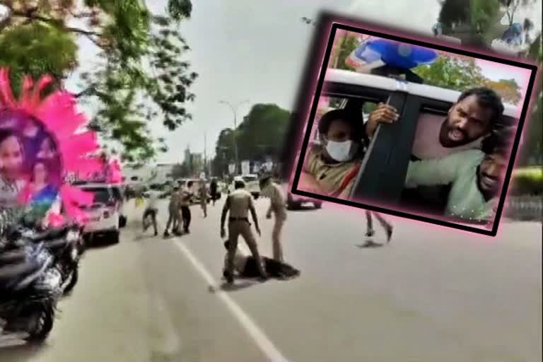 3 held for attempting to obstruct Telangana CM KCR's convoy