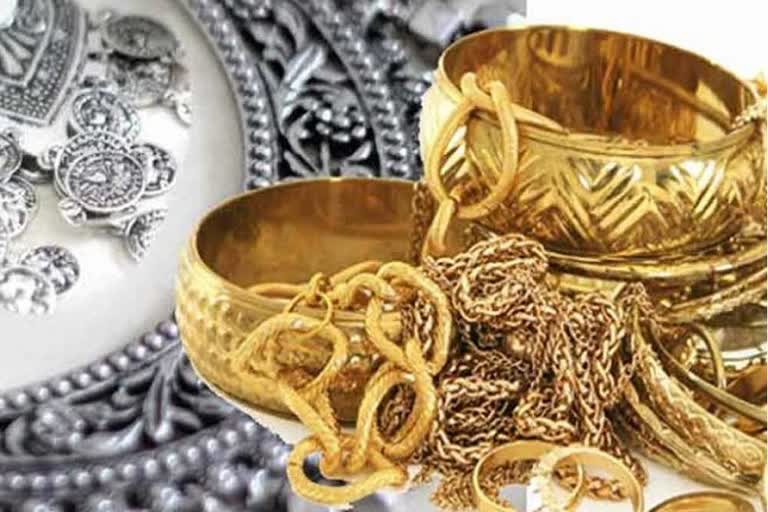 सोना-चांदी के दाम में उछाल, Rise in the price of gold and silver