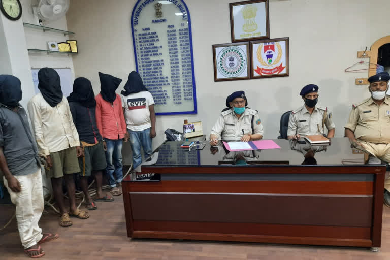 6 criminals arrested in Ranchi