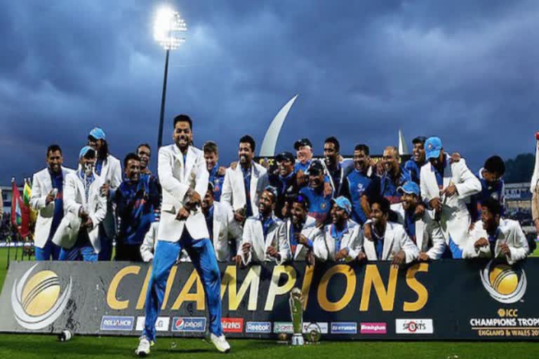 Team India beat England to lift the ICC Champions Trophy