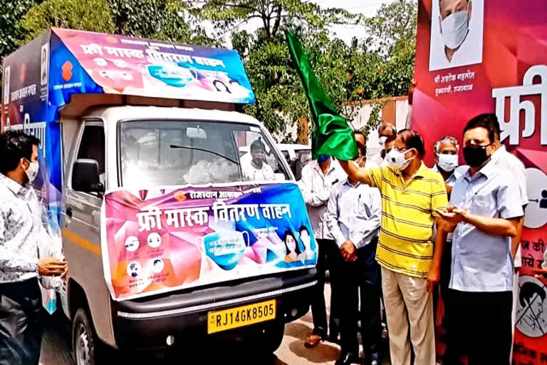 housing board, face masks van