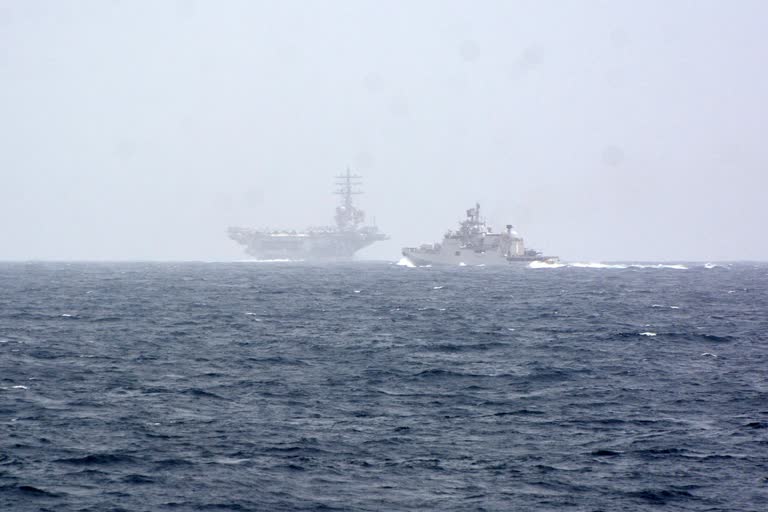 wargame in indian Ocean