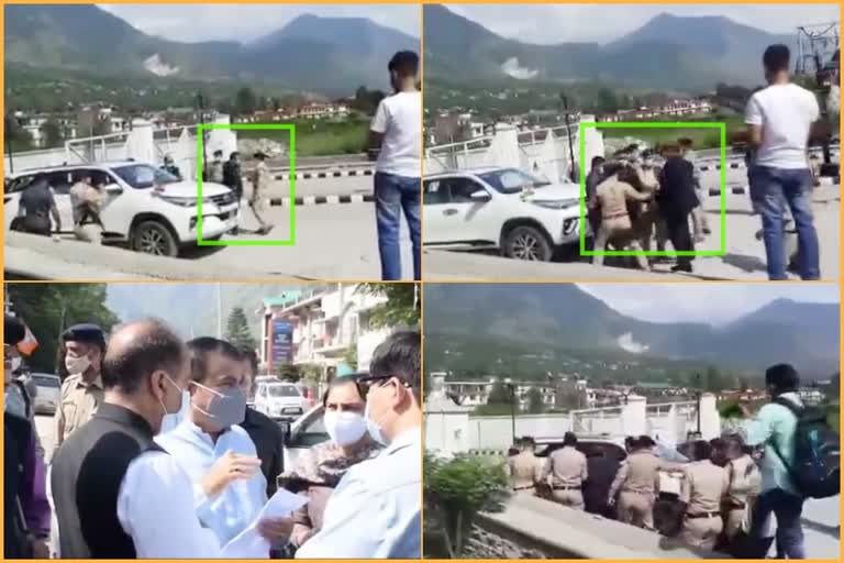 clash between CM Security and SP Kullu