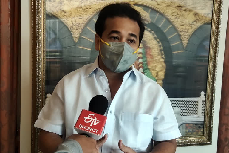 'Guardian Minister hides information about Delta Plus patients' -Allegation of Nitesh Rane