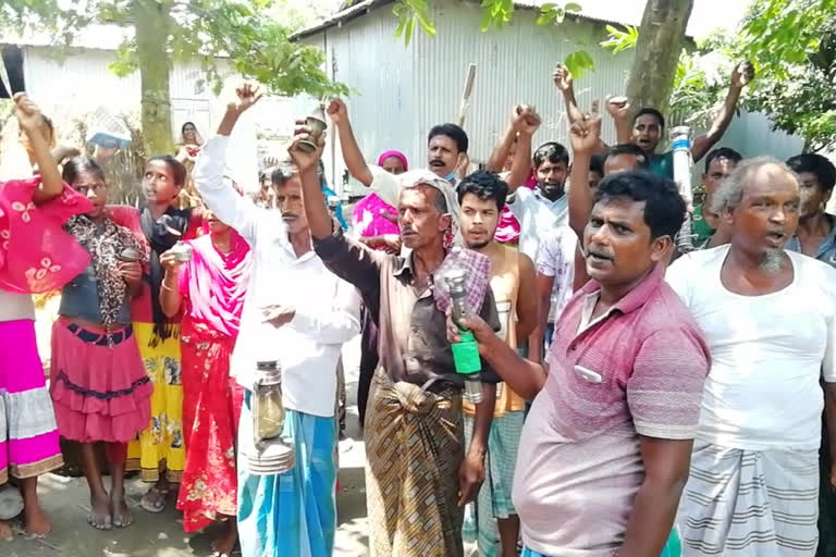 Protest for electricity in Jania