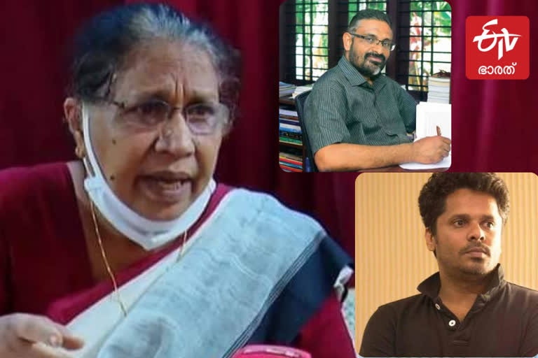 women commission presidents behaviour news  women commission ashiq abu benyamin latest news  ashiq abu women commission news  women commission mc josephine news  mc josephine benyamin news  kerala news mc josephine latest  ബെന്യാമിൻ വനിതാ കമ്മിഷൻ അധ്യക്ഷ വാർത്ത  വനിതാ കമ്മിഷൻ അധ്യക്ഷ ജോസഫൈൻ വാർത്ത  എംസി ജോസഫൈൻ വാർത്ത  ജയിൽ വാർഡൻ വനിതാ കമ്മിഷൻ ആഷിക് അബു വാർത്ത  ആഷിക് അബു ജോസഫൈൻ വാർത്ത