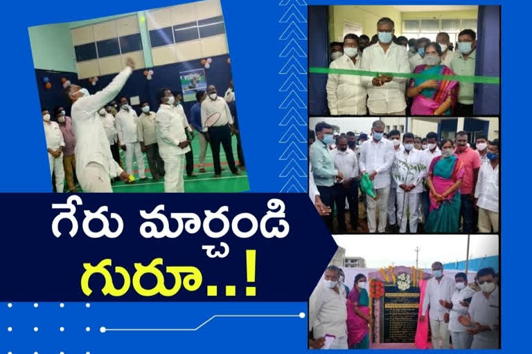 minister harish rao visit in medak