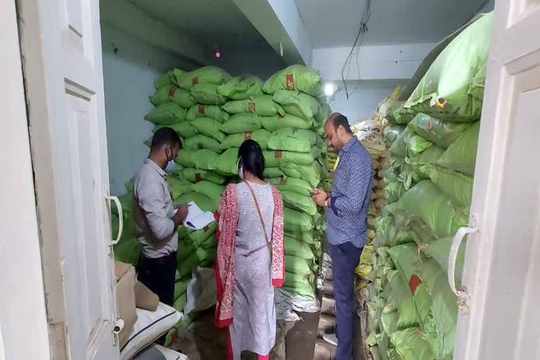 raid on the fertilizer shops in Balodabazar