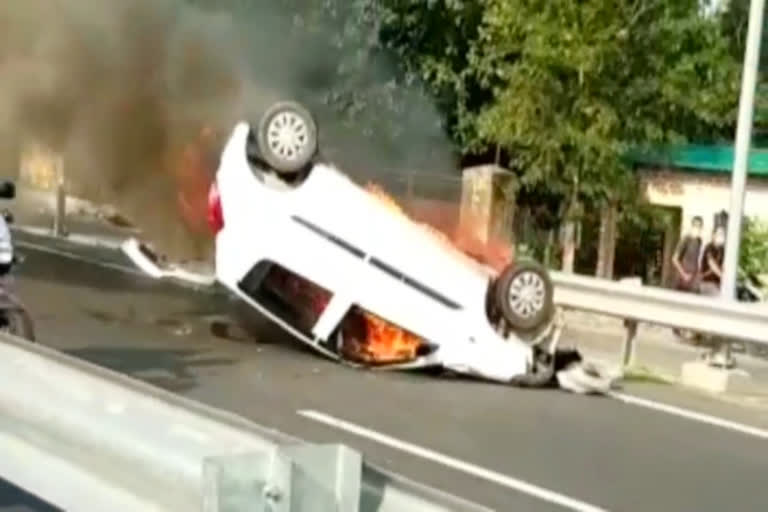 car burn in rishikesh