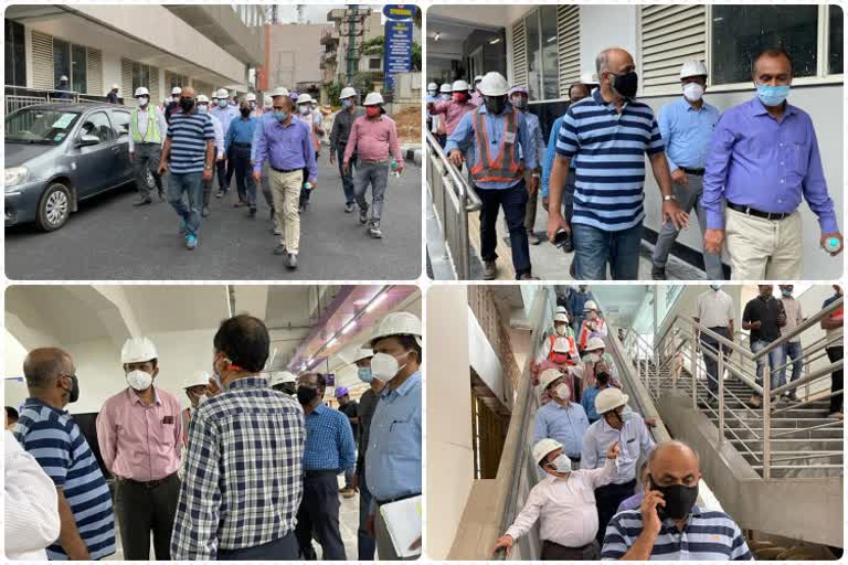 MD Rakesh Singh inspected Kengeri Metro