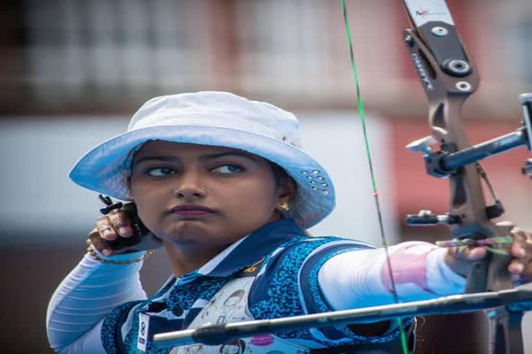 Archery World Cup  Deepika Kumari  Golden hat-trick  hat-trick  ആര്‍ച്ചറി ലോകകപ്പ്  ദീപിക കുമാരി  'ഗോള്‍ഡന്‍' ഹാട്രിക്