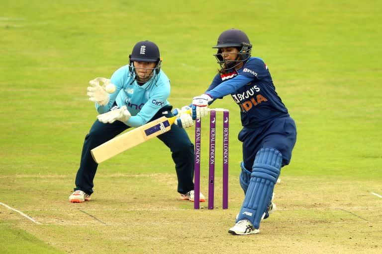 Mithali going strong after 22 years, scores 72 to take India to 201/8