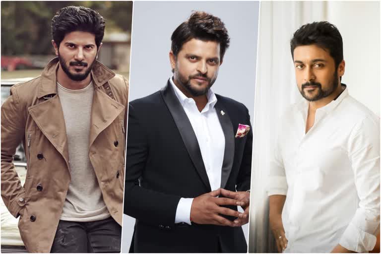 dulquer salmaan  surya  ഇൻസ്റ്റ​ഗ്രാം  എംഎസ് ധോണി  Suresh Raina  biopic  ദുൽഖർ സൽമാന്‍  സൂര്യ  MS Dhoni