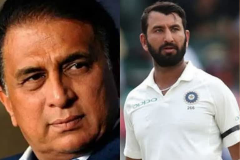 sunil gavaskar, pujara