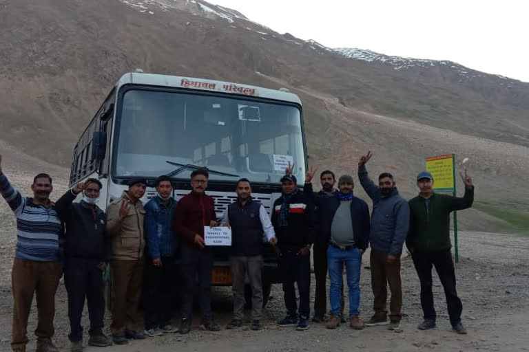 HRTC bus will run from Manali to Chandratal