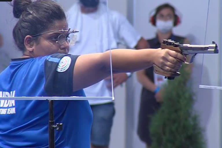 indian shooter rahi sarnobat win gold-medal in womens 25m pistol event of issf world cup in osijek croatia
