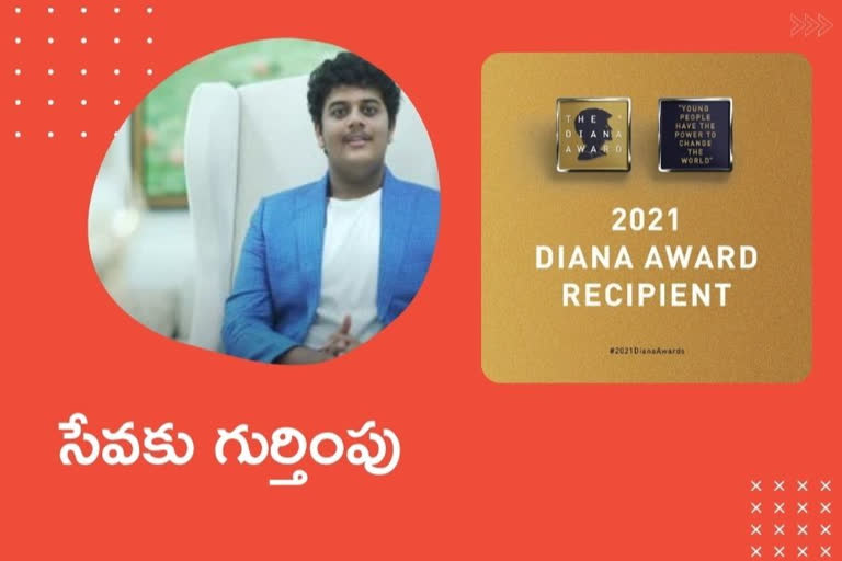 Himanshu got Diana Award