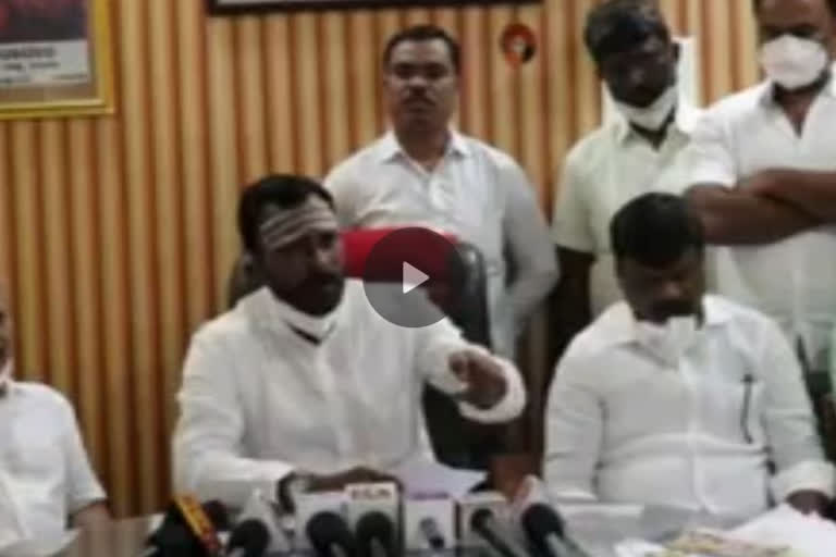 Vijayanand Kashappanavar allegation on BJP MLA Doddanna Gowda Patil