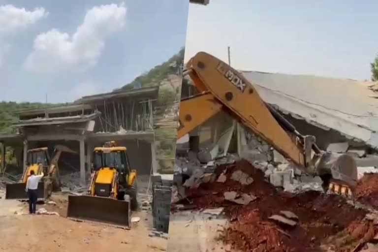 Gurugram DTP department demolition