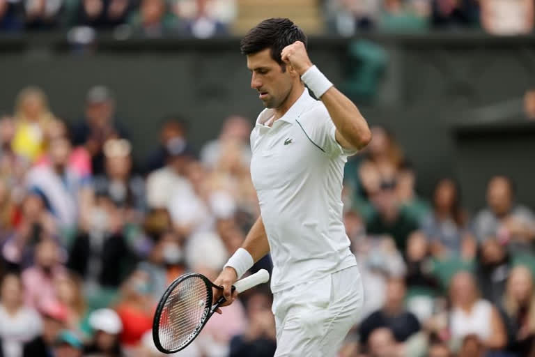 Wimbledon 2021: Novak Djokovic beats Jack Draper in first round