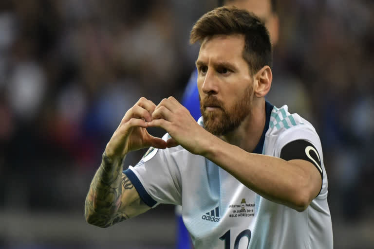 Lionel Messi  148th Argentina appearance  Argentina  മെസി  ലയണ്‍ മെസി  അര്‍ജന്‍റീന  അര്‍ജന്‍റീന ദേശീയ ടീം