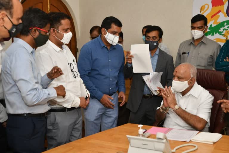 mall association meet cm yediyurappa in bangalore today