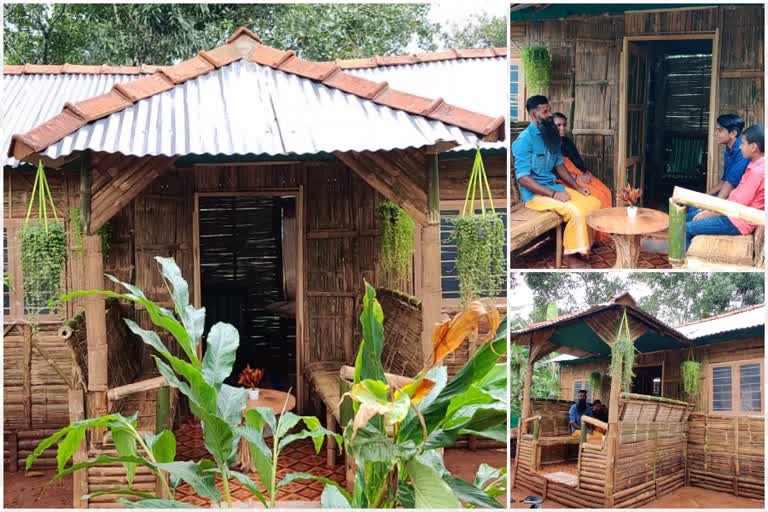 ഇടുക്കി മുള വീട് വാര്‍ത്ത  മുള വീട് വാര്‍ത്ത  ഇടുക്കി കാഞ്ചിയാര്‍ മുള വീട് വാര്‍ത്ത  ഇടുക്കി മുളവീട് വാര്‍ത്ത  കാഞ്ചിയാര്‍ മുള വീട് വാര്‍ത്ത  idukki bamboo house news  bamboo house news  idukki man bamboo house news  idukki kanchiyar bamboo house news