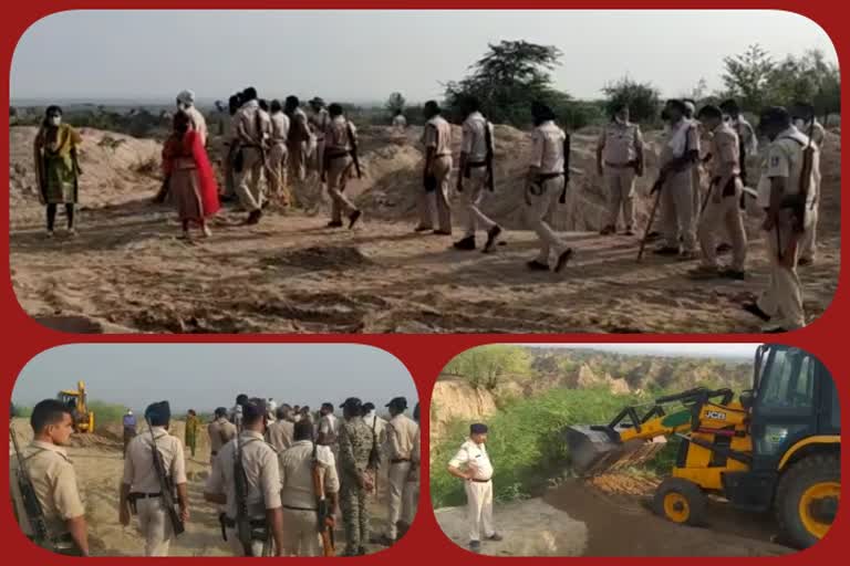 Illegal sand mining in Madhya Pradesh