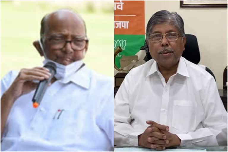 Chandrakant Patil unhappy with Sharad Pawar