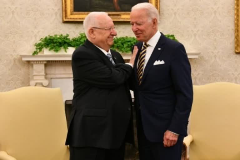 Biden meets Israeli counterpart