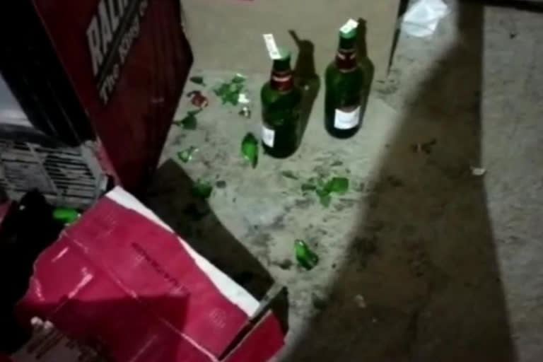 beer shop salesman beaten up by young man