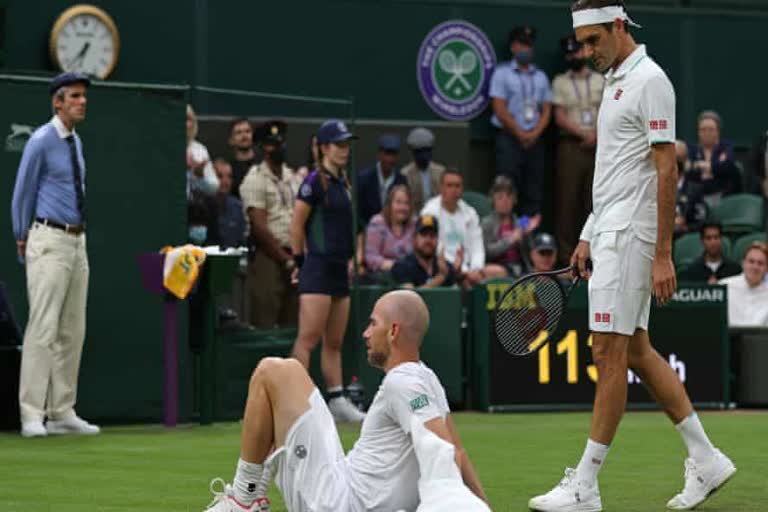 Wimbledon: Roger Federer in round 2