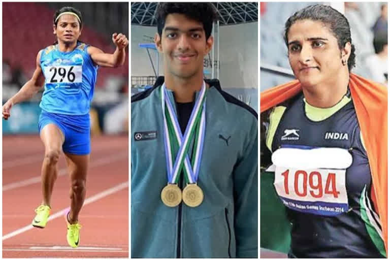 Indian discus thrower Seema Punia, Swimmer srihari nataraj and sprinter dutee chand qualifies for the Tokyo Olympics