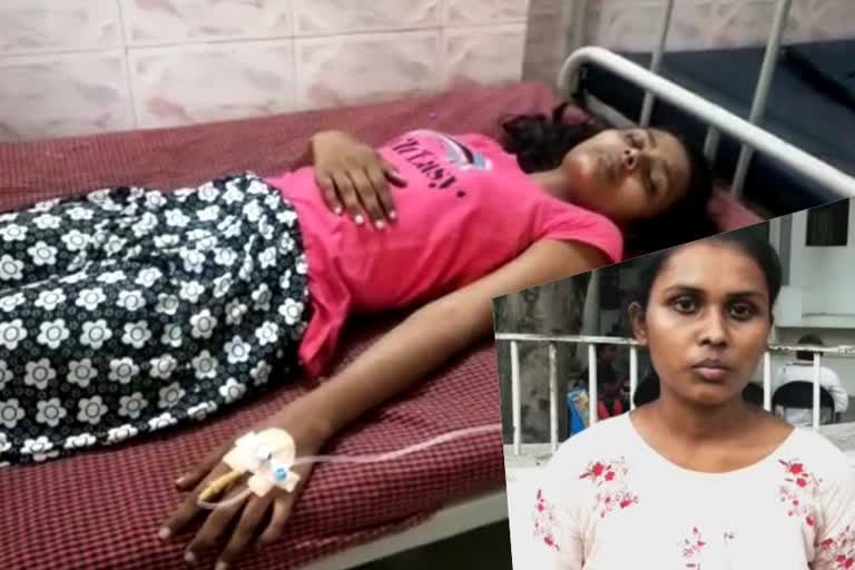 Pig attack on sisters walking to another village in search of a network to write exam paper vin amravati