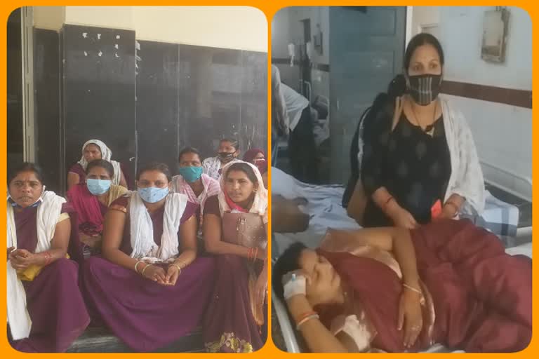 11 asha workers got sick during hunger strike