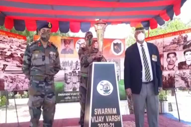 विजय मशाल, विजय वर्ष,  अजमेर सैन्य स्टेशन, Vijay Mashal,  victory year  ,Ajmer Military Station