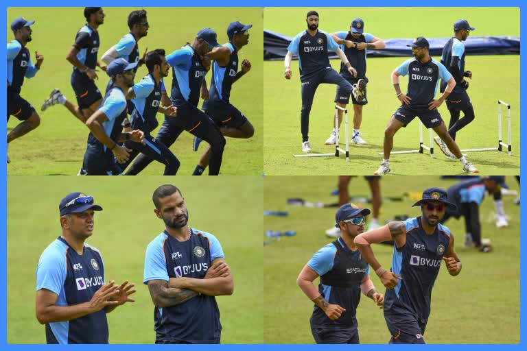 Ind vs SL: Shikhar Dhawan-led Indian team begins training in Colombo