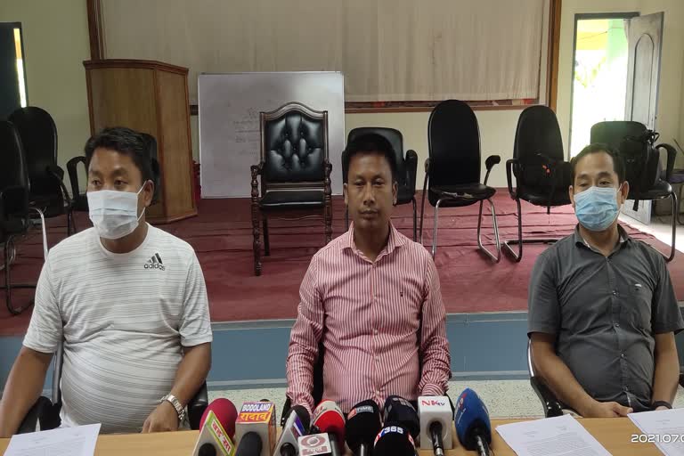 ABSU press meet  At Kokrajhar