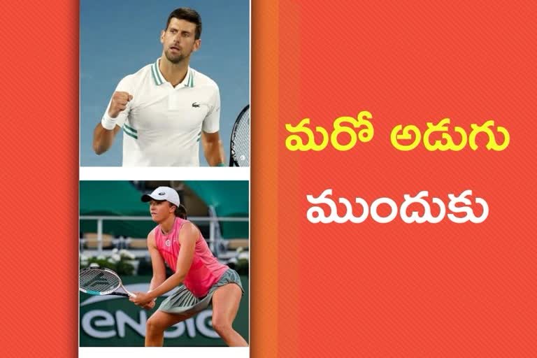 novak djokovic, iga swiatek