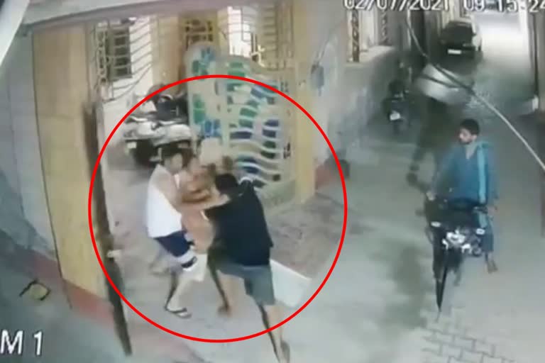 Kurukshetra miscreants attacked CCTV footage