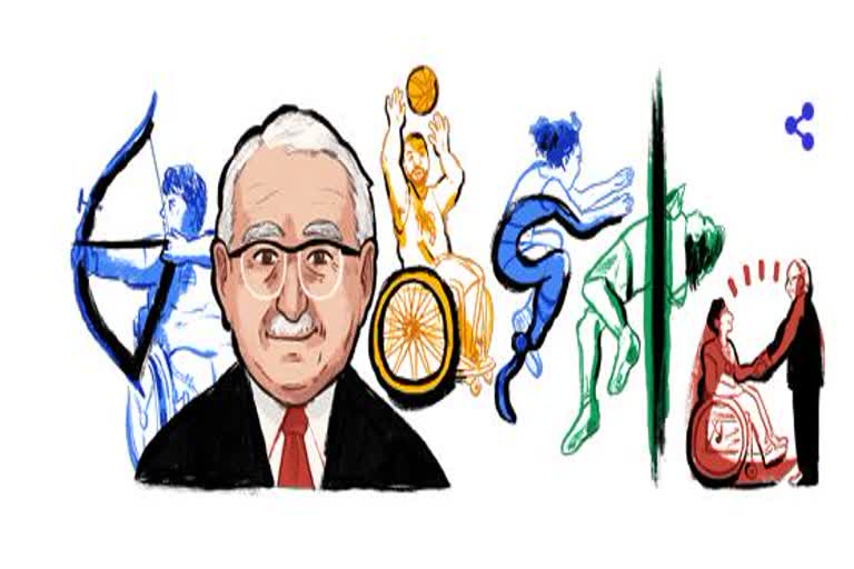 Google honours founder of the paralympic movement ludwig guttmann with a doodle