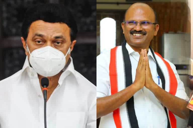cm mk stalin and Former minister Palaniappan