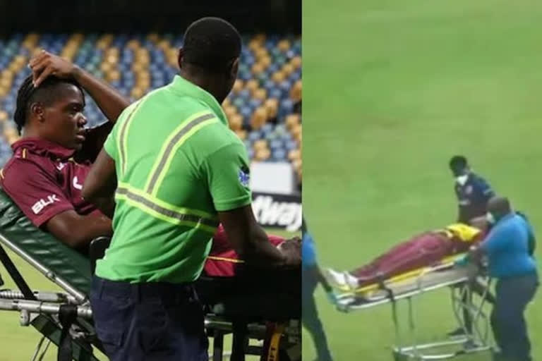 west-indies-vs-pakistan-t20-chinelle-henry-and-chedean-nation-fell-unconscious-on-field-in-antigua