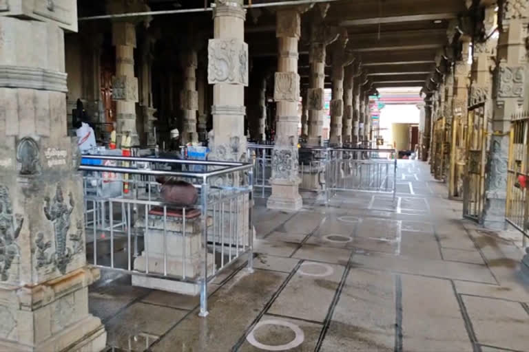 temple reopening  temple cleaning process  dindigul temple cleaning process  dindigul latest news  dindigul news  temple reopening overall tamilnadu  திண்டுக்கல் செய்திகள்  திண்டுக்கல் கோயில் திறப்பு  கோயில்கள் திறப்பு  தமிழ்நாடு முழுவதும் கோயில் திறப்பு  கோயில்கள் சுத்தம் செய்யும் பணிகள் தீவிரம்  2 மாதங்களுக்குப் பிறகு கோயில்கள் திறப்பு