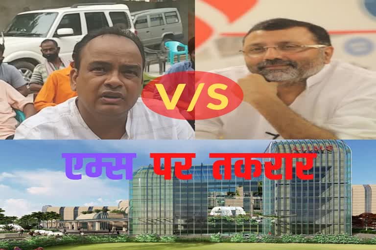 politics-on-deoghar-aiims-opd-mla-irfan-ansari-held-responsible-mp-nishikant