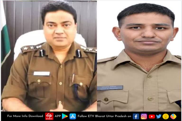 भगोड़ा IPS मणिलाल और निलंबित SSP अभिषेक दीक्षित.